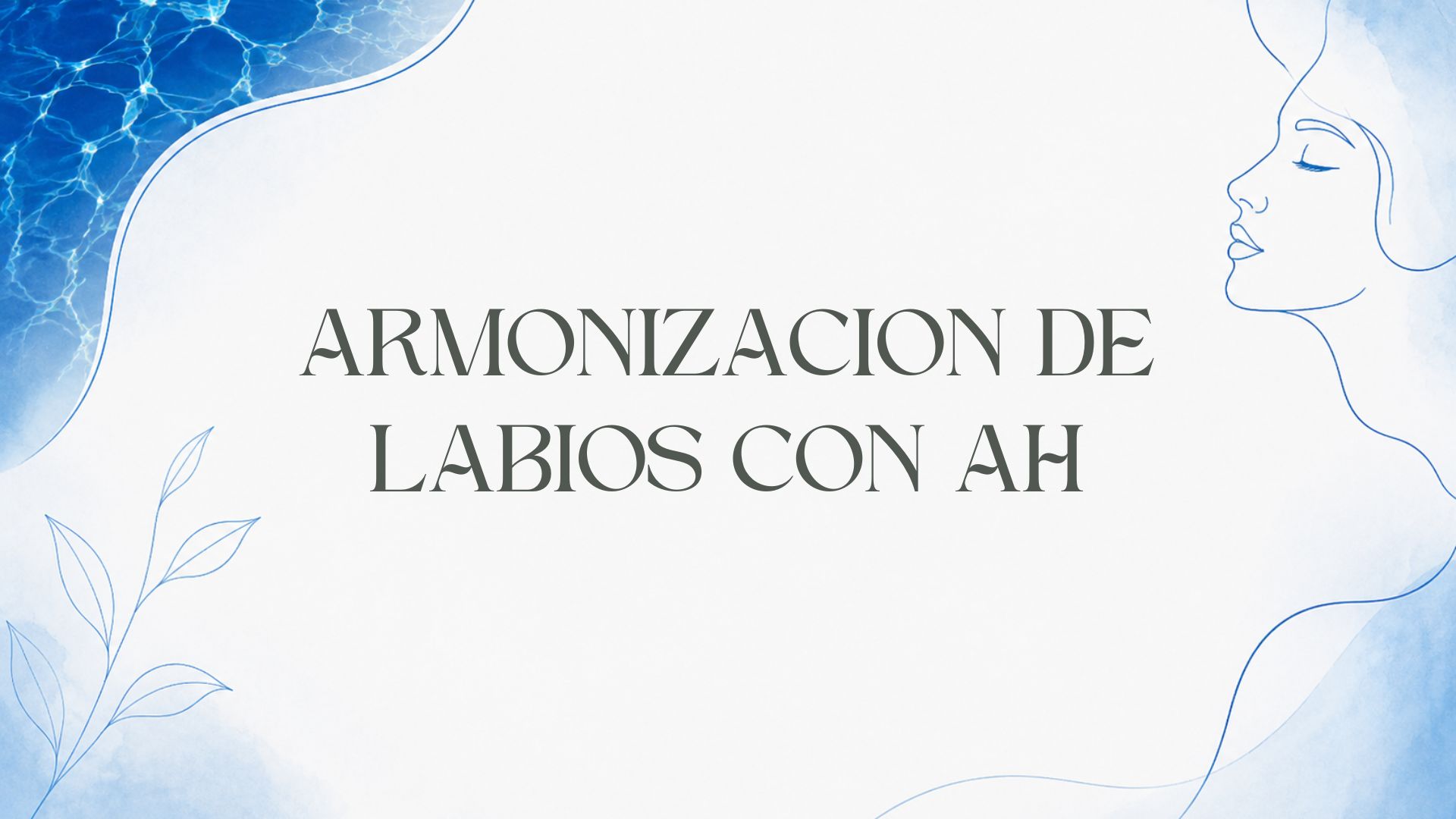 Armonización de labios con AH.